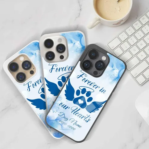Vista 6 de Fundas de teléfono personalizadas para Apple iPhone 5 6 7 8 11 12 13 14 Pro Max Plus Mini Xr Xs SE Samsung Moto Pixel Blue Lindas fundas