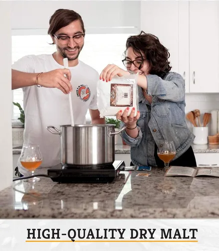 Vista 6 de Craft a Brew - Extracto de malta seca para kit de preparación - Extracto base multiusos - 1 libra de trigo bávaro - Para cualquier estilo de cerveza