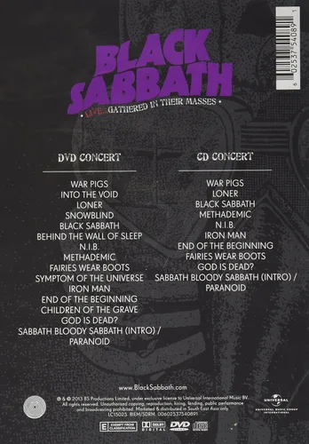 Vista 2 de Black Sabbath Live Gathered in Their Masses