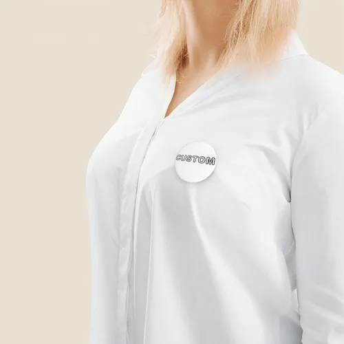 Vista 8 de Insignias personalizadas, alfileres redondos personalizados, añade tu texto fotográfico para decoración de tela de mochila, regalos de recuerdo