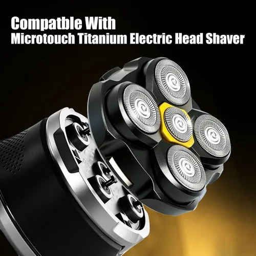 Vista 5 de Cabezal de repuesto para afeitadora de titanio MicroTouch, negro, 2