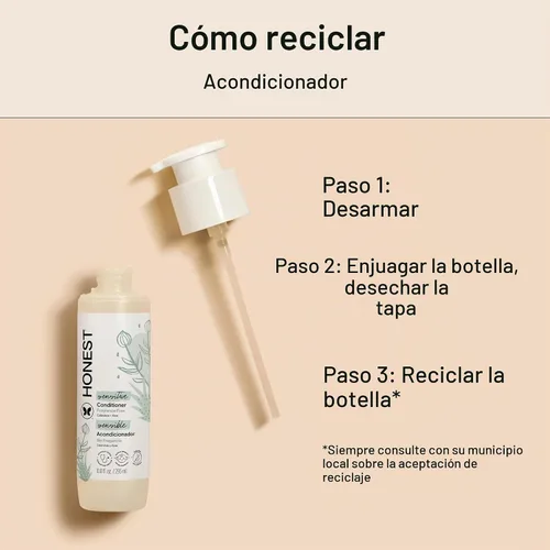 Vista 10 de The Honest Company Acondicionador, hipoalergénico, sin fragancia, 10 fl oz