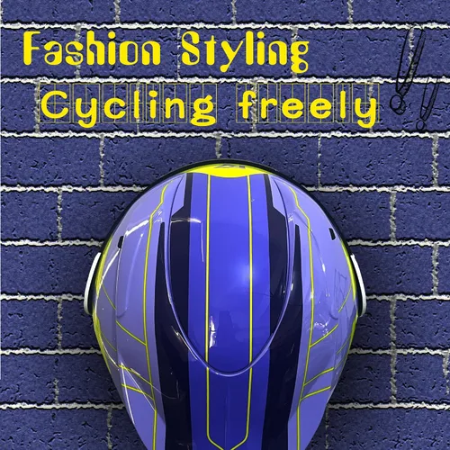 Vista 6 de KRN - Casco integral para motocicleta con visera de color negro, aprobado por DOT - Casco balaclava morado
