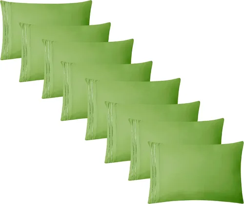 Vista 28 de Clara Clark Fundas de almohada de tamaño estándar – Funda de almohada ultra suave, fundas de almohada de microfibra ligera tamaño Queen – Juego de 2