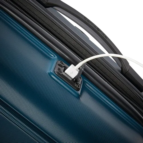 Vista 8 de Equipaje extensible Samsonite Omni 2 Hardside con ruedas giratorias Verde azulado Nova Teal 138452-D979