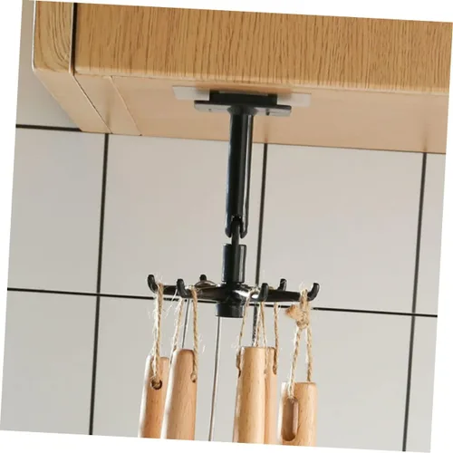 Vista 3 de Gancho adhesivo para utensilios de cocina, ganchos adhesivos para una fácil instalación de daños