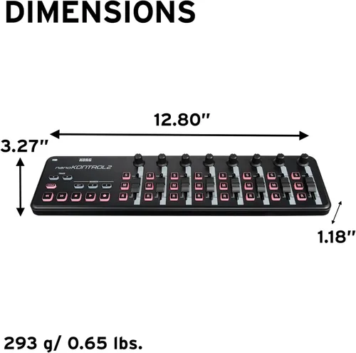 Vista 3 de Korg Superficie de controles USB extraplana, Negro