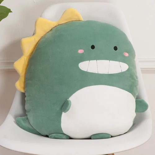 Vista 2 de Almohada de Dinosaurio de Peluche para Abrazar, Juguetes de Dinosaurio de Peluche para Regalos de Cumpleaños, San Valentín, Navidad, 16 pulgadas