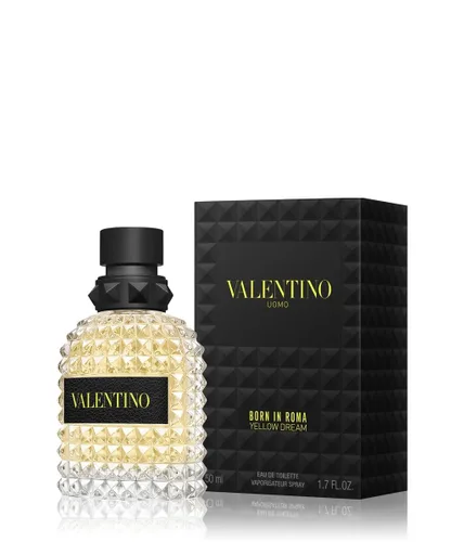 Vista 2 de Valentino Uomo Born in Roma Yellow Dream Eau De Toilette en espray para hombres, 1.7 onzas Uomo, Nacidos en Roma, Sueño amarillo, Para hombre