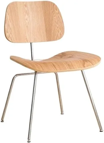 Vista 9 de Sillas de comedor, moderna silla de comedor de madera sin brazos respaldo silla de ocio para sala de estar, Sillas para comedor(negro)