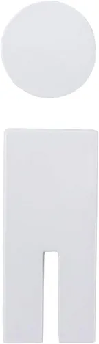 Vista 9 de Montague Metal Products - Letrero de baño para negocios - Baño para hombres - Baño de mujer - Señales de baño de metal - Fácil de instalar