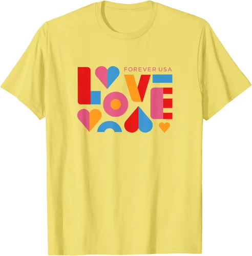 Vista 23 de USPS Camiseta Forever USA Love, Negro