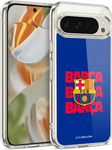 Vista 28 de Head Case Designs Funda de gel con licencia oficial del FC Barcelona Barca Crest Graphics [protección de grado militar] compatible con Google Pixel 3