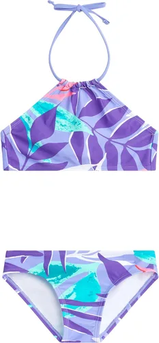 Vista 21 de Kanu Surf Mahina bikini halter de 2 piezas para niñas, traje de baño para playa mahina azul