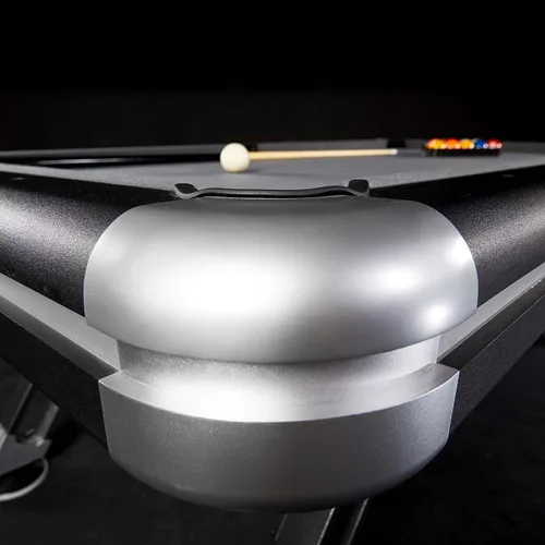 Vista 11 de MD Sports Mesa de Billar Titan de 7.5', Mesa de Billar con Bolsillo de Caída, Patas Duraderas de Acero con Juego de Bolas y Tacos de Billar