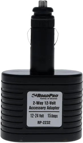 Vista 2 de Roadpro RP-2232 Adaptador de encendedor de cigarrillos de 12 voltios y 2 salidas