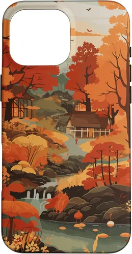 Vista 19 de Tema de otoño y coloridas hojas y árboles de otoño, colores de otoño para iPhone 16