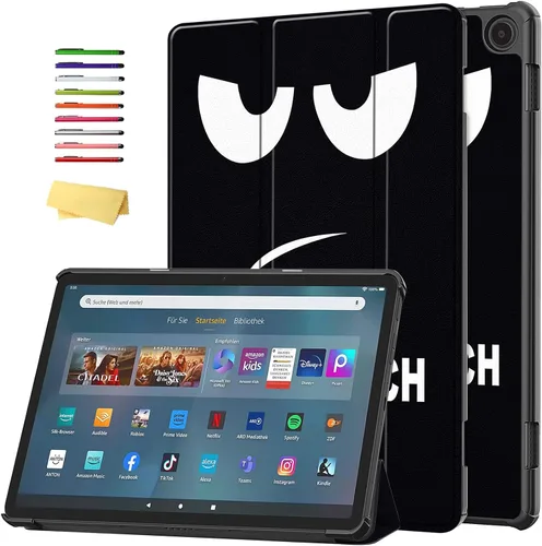 Vista 43 de Funda para Amazon Kindle Fire HD 8 y Fire HD 8 Plus (12ª/10ª generación, versión 2024/2022/2020) de 8 pulgadas, UUcovers con soporte triple