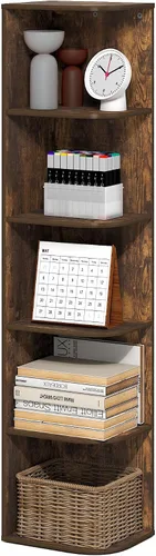 Vista 32 de Furinno PASIR - Estantería de libros de 2 niveles, estantería moderna de 9 x 12 x 21, estanterías abiertas para sala de estar, dormitorio, oficina