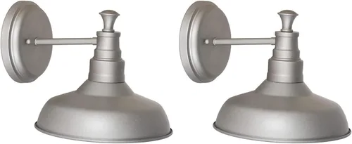 Vista 51 de Design House 519892 Kimball Industrial Farmhouse Luz de Pared Interior de 1 Luz con Pantalla de Metal para Pasillo, Baño, Cocina, Vestíbulo, Pintura