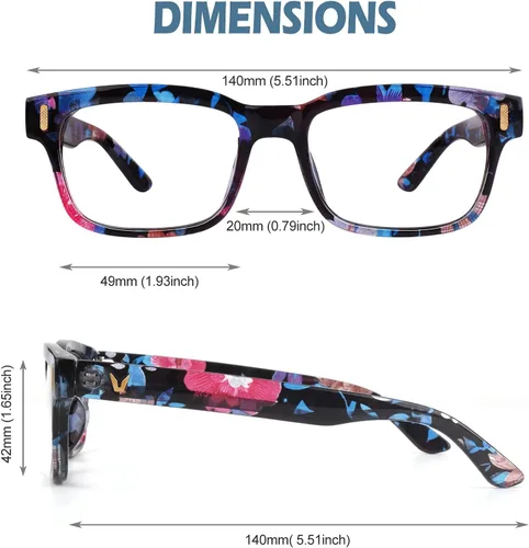 Vista 20 de Happy Store CN12 - Gafas de sol con montura cuadrada