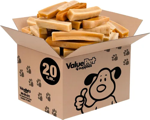 Vista 13 de ValueBull Himalayan - Masticables de queso de yak para perros, pequeños, paquete a granel de 10 libras, de larga duración para masticadores