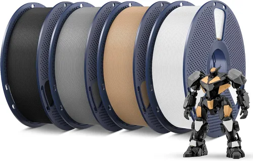 Vista 73 de SUNLU Filamento PETG de 0.07 in, 2.2 lbs, negro