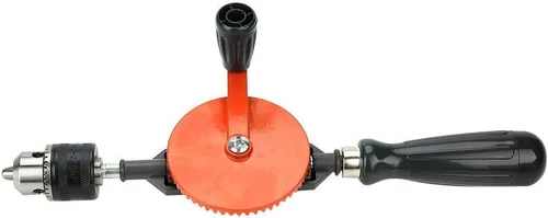 Vista 9 de Hilitand Mini taladro de mano portátil de 1/4 pulgadas, 3/8 pulgadas, piñones dobles, manual, sin electricidad, ligero, madera, plástico, PVC
