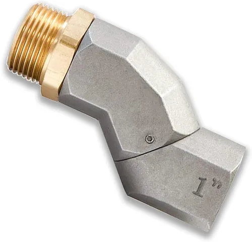 Vista 9 de (1 pulgada NPT, 2 piezas) manguera de combustible negra giratoria 360 Conector giratorio para bomba de transferencia de combustible, boquilla