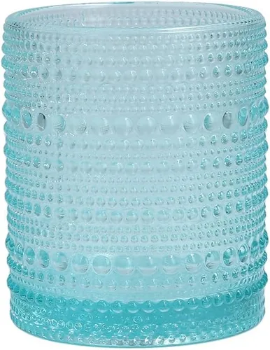 Vista 11 de Fortessa Jupiter - Vidrio de hobnail con cuentas, 10 onzas, doble estilo antiguo (juego de 4), transparente Claro
