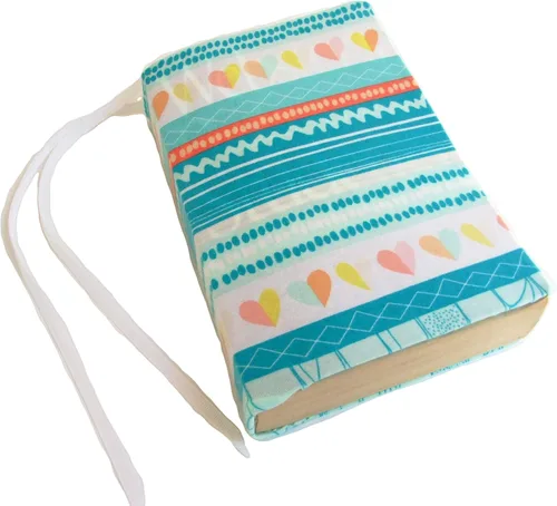 Vista 16 de Fundas de libro pequeñas de 4 pulgadas para libros de tapa blanda o tapas duras, 4 x 6, funda de tela elástica negra, funda de libro de bolsillo