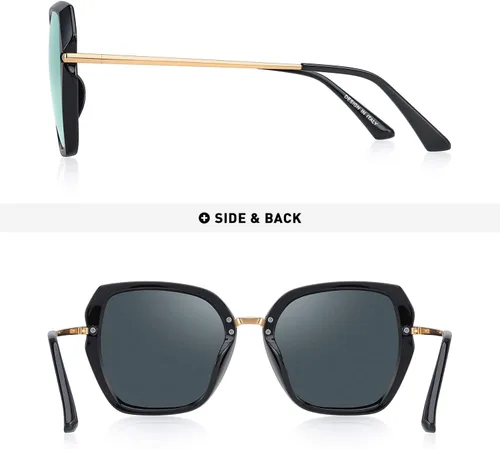 Vista 4 de Lentes de sol polarizados para mujer, con protección UV400, anteojos de moda