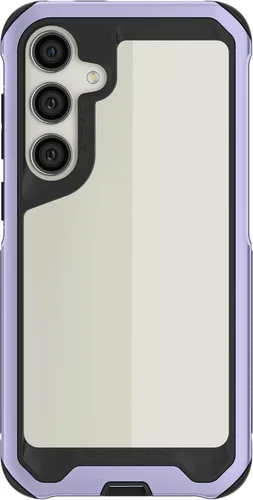 Vista 84 de Ghostek Atomic - Funda delgada para Galaxy Z Flip 4, parte trasera de aramida con parachoques de aluminio rojo, funda protectora de doble capa a
