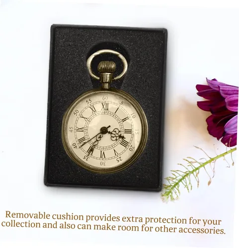 Vista 9 de Holibanna 4pcs Single Watch cases for men Watch organizer Pocket relojes para hombre mens jewelry organizer man watches for men mens wristwatch