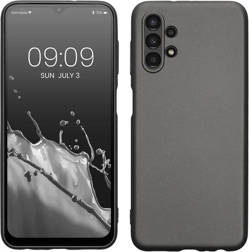 Vista 133 de kwmobile Funda compatible con Samsung Galaxy A12 - Funda protectora de silicona TPU suave y delgada - Azul Báltico