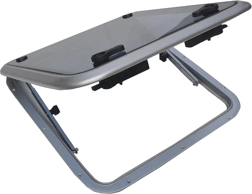Vista 7 de Escotilla de cubierta cuadrada/escotilla marina - Escotilla de aluminio anodizado con vidrio templado para barco/yate/RV