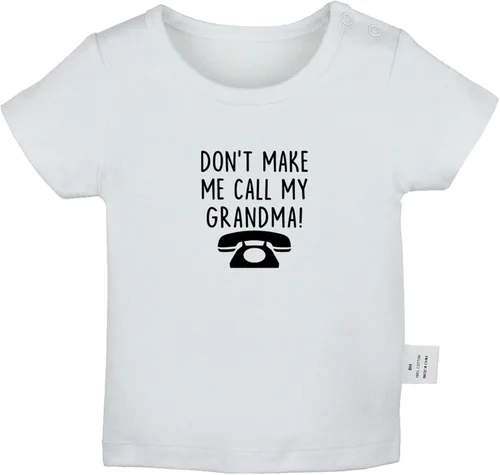 Vista 4 de Pack of2, I Love My Gigi & Don't Make Me Call My Grandma Funny Tshirt, Newborn Infant Baby T-Shirts, Toddler Graphic Tee Tops
