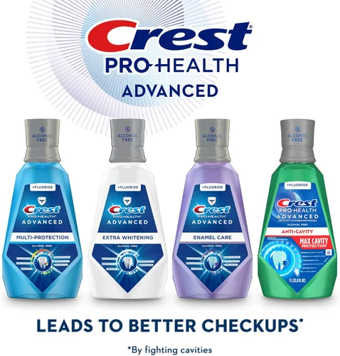 Vista 8 de Crest Pro-Health Advanced - Enjuague bucal con máxima protección contra caries, menta suave, 2 x 1 litro