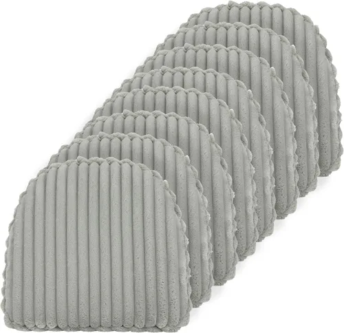 Vista 31 de Klear Vu Raindrop The Gripper - Cojines antideslizantes para silla, suaves y cómodos, almohadillas para asiento, almohadón para cocina, comedor u
