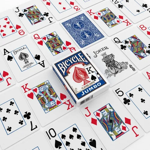 Vista 7 de Springbok Bicycle Poker Tamaño Poker Índice Jumbo Cartas de Juego (Los Colores Pueden Variar)