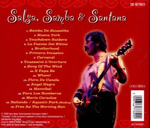 Vista 2 de Salsa, Samba & Santana, 1991 Compilation Sony Music