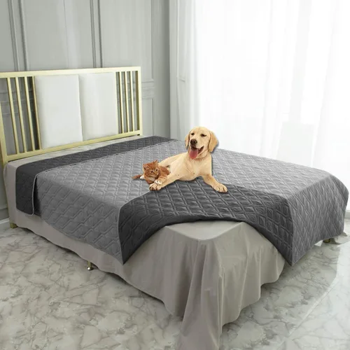 Vista 52 de Ameritex Manta Impermeable Reversible Cubierta para Cama de Perro Manta para Mascotas para Muebles Cama Sofá Sillón