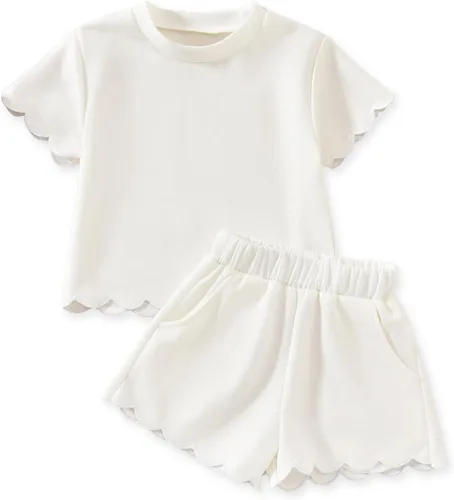 Vista 18 de Aalizzwell Traje de verano para niña pequeña 2-5T Púrpura