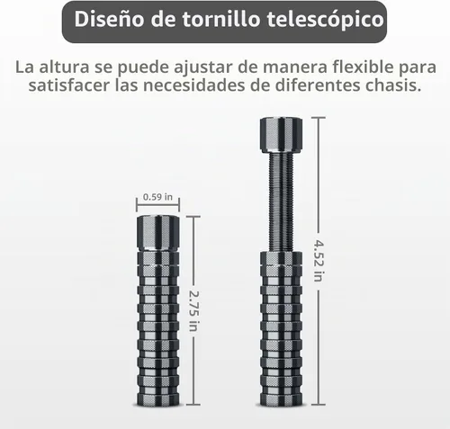 Vista 4 de Soporte de GPU Ausvrkkit, soporte de hundimiento de GPU de 2.75-4.52 pulgadas con lámina antideslizante, soporte de GPU para prevenir el hundimiento