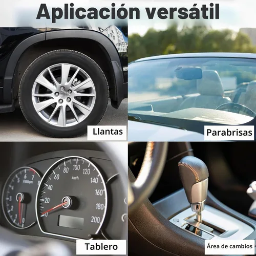 Vista 7 de 2 piezas de almohadillas aplicadoras de brillo para neumáticos, aplicador de apósito para neumáticos con agarre hexagonal, esponja de espuma