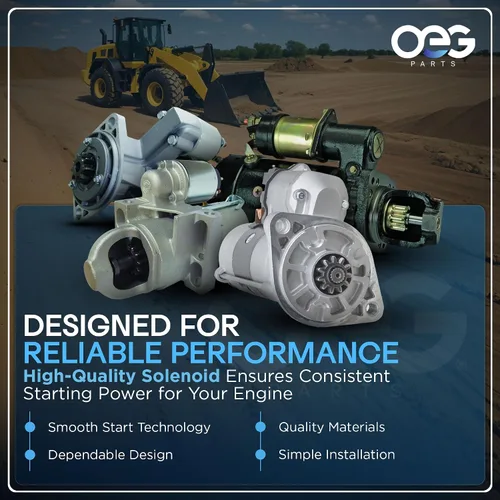 Vista 5 de OEG Parts Nuevo arrancador compatible con Chevy GMC C8500 Caterpillar 1990-2002 Motor diesel P-Series Van 10461082 10461094 10461110 10461152