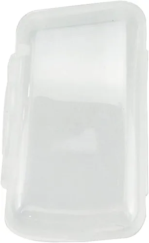 Vista 3 de 50 tapas para cepillos de dientes, funda protectora de cabeza de cepillo de dientes para viajes u hogar, color blanco transparente These 50