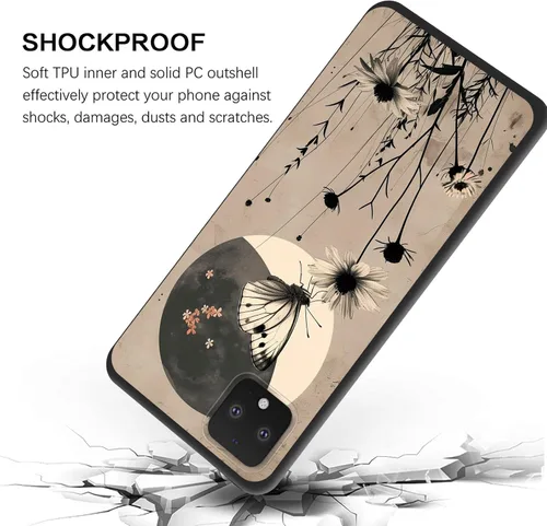 Vista 231 de Funda delgada para Google Pixel 4 XL, funda delgada de silicona de TPU suave a prueba de golpes para Google Pixel 4 XL, astronauta Galaxy