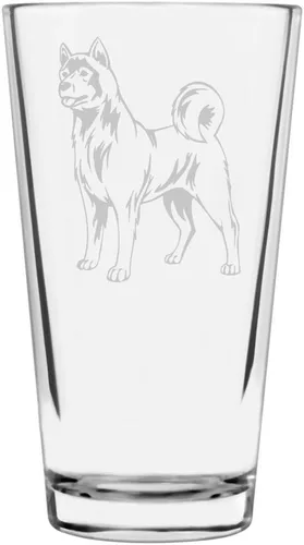 Vista 172 de Podenco Canario - Vaso de pinta de 16 onzas con temática de perro personalizado