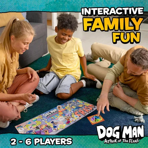 Vista 4 de University Games Dog Man: El ataque de las pulgas juego (UG-07010)